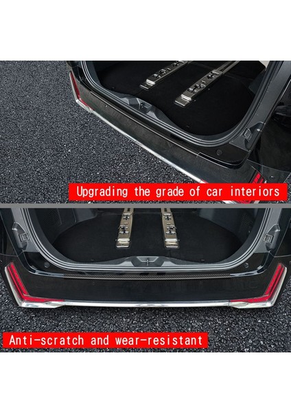 Toyota Için Deri Bagaj Dış Eşik Şeritleri Döşeme Çıkartması (Yurt Dışından) indirimleri