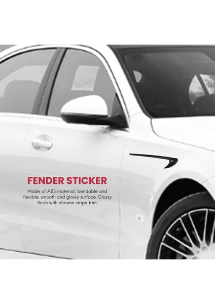 Mercedes Benz E Sınıfı W213 Siyah Için 2 Adet Araba Yan Çamurluk Kaplaması (Yurt Dışından) fırsatları