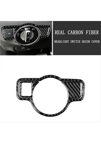 Benz C Sınıfı W204 Karbon Fiber Far Anahtarı Dekor Kapağı Döşemesi (Yurt Dışından) modelleri
