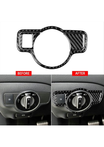 Benz C Sınıfı W204 Karbon Fiber Far Anahtarı Dekor Kapağı Döşemesi (Yurt Dışından) fırsatları