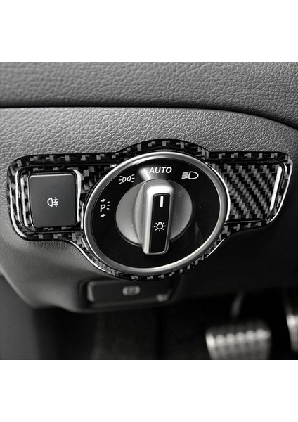Benz C Sınıfı W204 Karbon Fiber Far Anahtarı Dekor Kapağı Döşemesi (Yurt Dışından) indirimleri