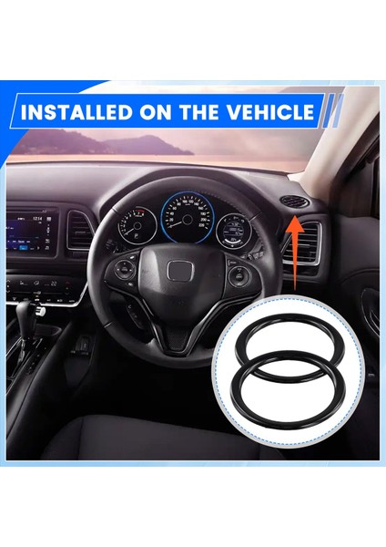 Vezel Hrv 2021 ve 2022 Için Parlak Siyah Yan Üst Hava Menfezi Kapağı Kaplaması (Yurt Dışından) indirimleri