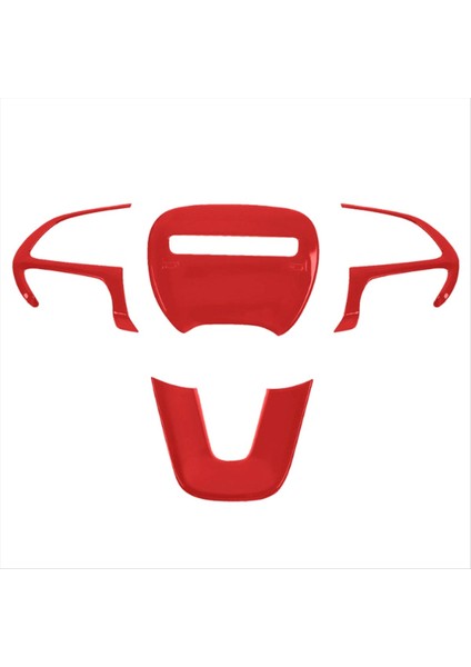 Jeep Dodge Charger Için Kırmızı Direksiyon Simidi Kılıfı Döşemesi (Yurt Dışından)