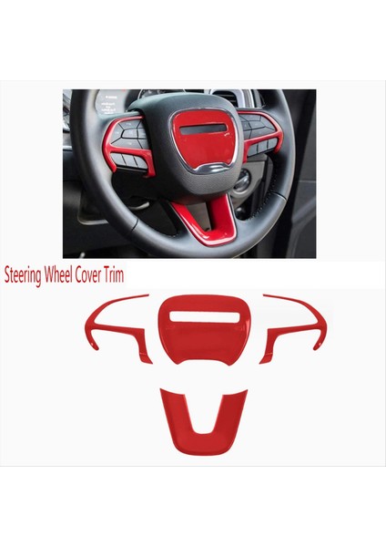 Jeep Dodge Charger Için Kırmızı Direksiyon Simidi Kılıfı Döşemesi (Yurt Dışından) modelleri