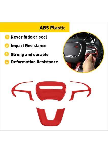 Jeep Dodge Charger Için Kırmızı Direksiyon Simidi Kılıfı Döşemesi (Yurt Dışından) fırsatları