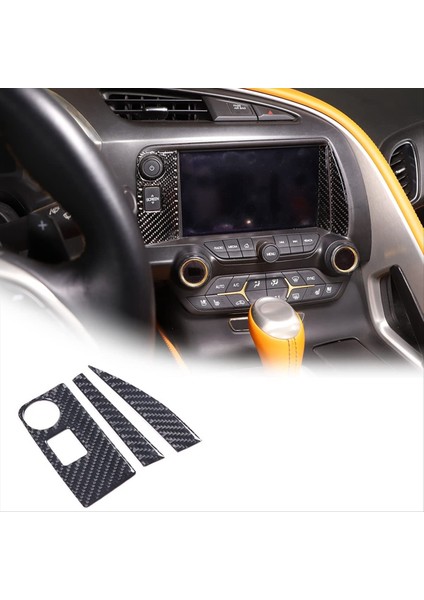 Corvette C7 14-19 Orta Konsol Navigasyon Paneli Çerçeve Kapağı (Yurt Dışından) fırsatları