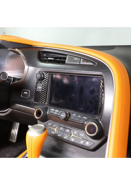 Corvette C7 14-19 Orta Konsol Navigasyon Paneli Çerçeve Kapağı (Yurt Dışından) indirimleri