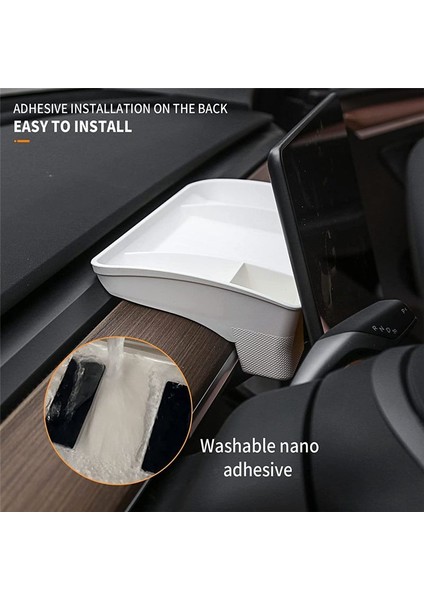 Ekran Arkası Orta Konsol Düzenleyici Saklama Kutusu Gösterge Paneli (Yurt Dışından) modelleri