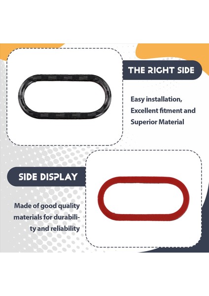 Mını Cooper F55 Için Karbon Fiber Uyarı Işığı Düğmesi Anahtarı Kapağı (Yurt Dışından) indirimleri