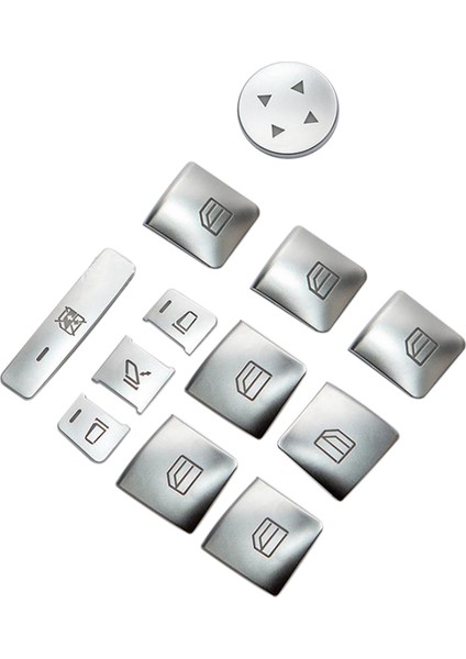 Tesla Model x Model S Araba Düğme Çerçevesi Payetli Çıkartma Süslemesi (Yurt Dışından)