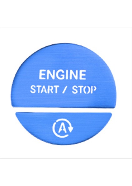 Mercedes-Benz W206 Mavi Motor Bir Start Stop Anahtar Düğmesi Çıkartması (Yurt Dışından)