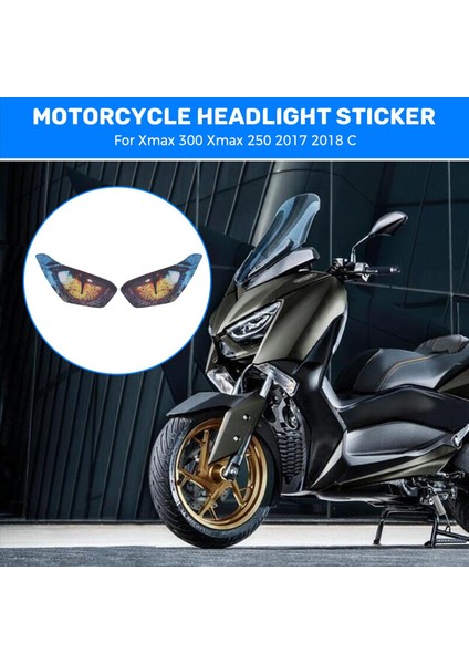 Yamaha Xmax 300 Xmax C Motosiklet Far Koruma Etiketi (Yurt Dışından) fırsatları