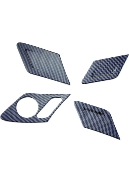 Golf 7 7.5 Mk 2014-2020 Karbon Fiber Araç Kapı Kolu Paneli Kılıfı (Yurt Dışından)