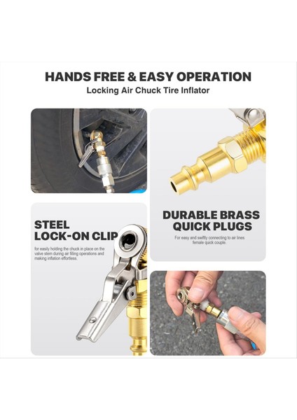 1/4 Inç Dişi Npt Kapalı Bilyalı Lastik Mandren ve Klips (Yurt Dışından)