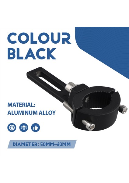 Evrensel Motosiklet Far Montaj Braketi 50-60 mm Ayarlanabilir (Yurt Dışından) indirimleri