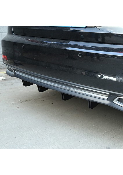 Arka Tampon Dudak Difüzörü Köpekbalığı Yüzgeçleri, Çene Tamponu Koruyucu Siyah 4 Adet (Yurt Dışından) modelleri