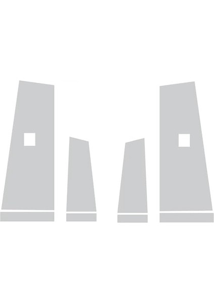 Pencere B Sütunu Hd Çizik Koruyucu Dış Aksesuarlar (Yurt Dışından)