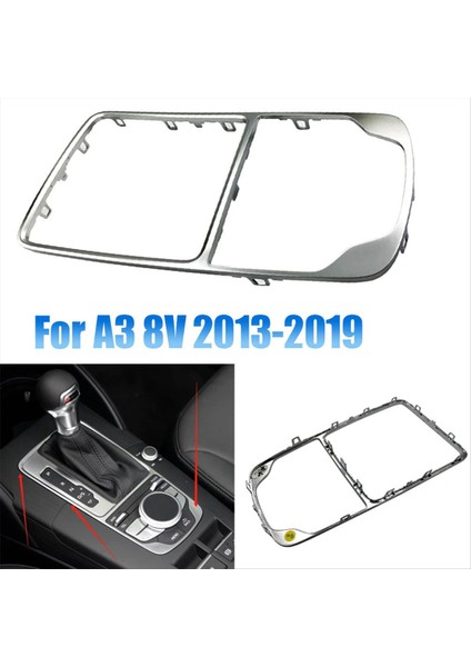 Audi Için Araba Ön Konsolu Krom Vites Topuzu Çerçevesi Çevresi Kaplaması (Yurt Dışından) modelleri