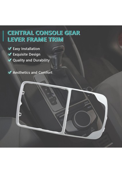 Audi Için Araba Ön Konsolu Krom Vites Topuzu Çerçevesi Çevresi Kaplaması (Yurt Dışından) indirimleri