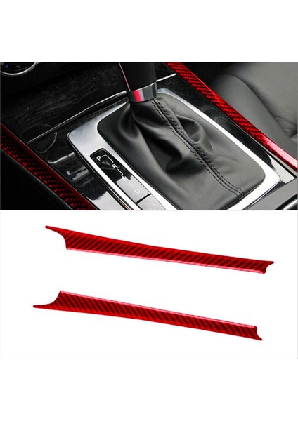 Mercedes-Benz W204 2007-13 Için Kırmızı Vites Kolu Yan Panel Kapağı Döşemesi (Yurt Dışından) indirimleri