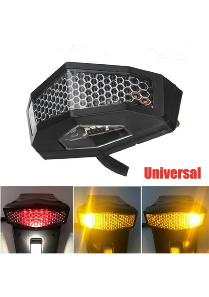 Evrensel LED Dönüş Sinyalleri Modifiyeli Arka Lamba Cafe Racer Fren Lambası (Yurt Dışından) fiyatları