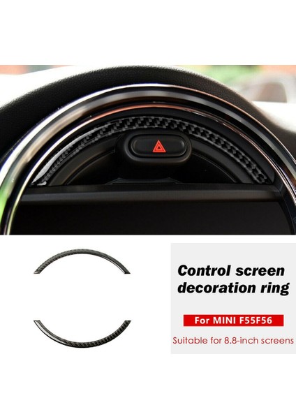 Mini Cooper F55 F56 Navigasyon Ekran Çerçevesi Kaplaması Için Karbon Fiber (Yurt Dışından) fiyatları