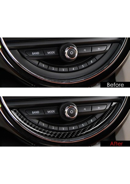 Mini Cooper F55 F56 Navigasyon Ekran Çerçevesi Kaplaması Için Karbon Fiber (Yurt Dışından) modelleri