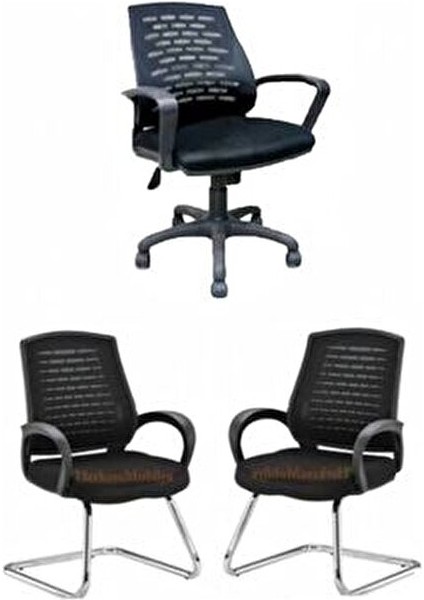 Koltuğu Takımı Ergonomik Tasarımlı Siyah File Malzeme ile Konforlu Kullanım fiyatları