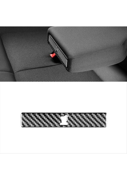 Fiat 500L 2014-2017 Yumuşak Karbon Fiber Araba Kol Dayama Kutusu Çerçeve Kapağı (Yurt Dışından) indirimleri