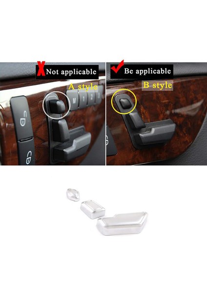 Araba Koltuğu Ayar Düğmesi Anahtarı Kapağı Dekoratif Çıkartma Süslemesi (Yurt Dışından) indirimleri