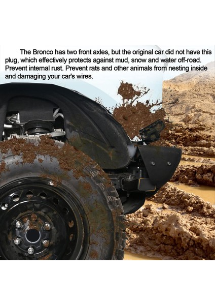 Ford Bronco 2021-23 2/4 Kapılı Ön Aks Fiş Kapağı (Yurt Dışından) fiyatları