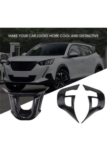 Peugeot 2008 208 308 Karbon Fiber Için 3 Adet Araba Direksiyon Simidi Kılıfı (Yurt Dışından) fırsatları
