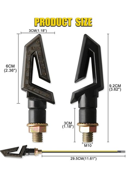 4 Adet Ok Motosiklet Dönüş Sinyal Lambası 15 LED Amber Lamba Motosiklet Için (Yurt Dışından) indirimleri