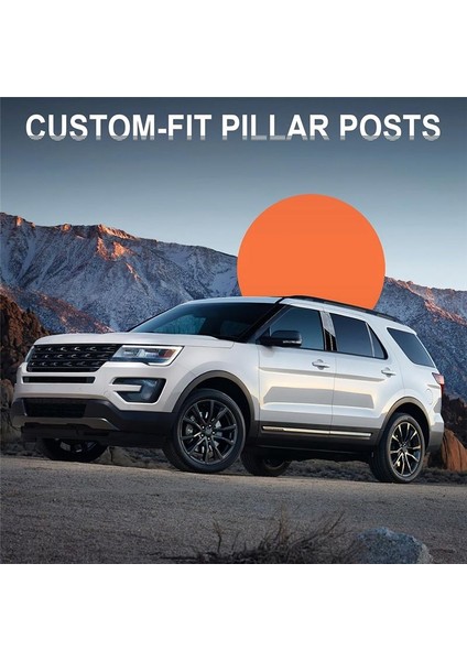 Ford Explorer 2011-2019 Için Araba Sütun Direkleri Kapı Pencere Döşeme Kalıbı (Yurt Dışından) indirimleri