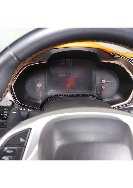Corvette C7 2014-2019 Gösterge Paneli Hız Göstergesi Trim Şeritleri Çıkartması (Yurt Dışından) modelleri