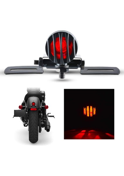 Chopper Bobber Için Kırmızı Fren Lambası ve Arka Lambası (Yurt Dışından) fiyatları