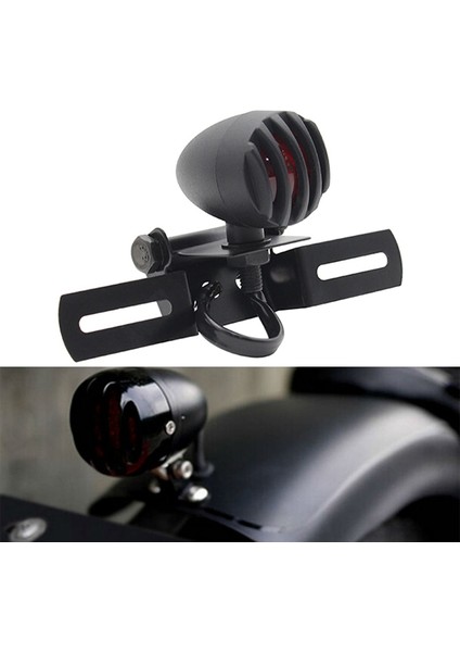 Chopper Bobber Için Kırmızı Fren Lambası ve Arka Lambası (Yurt Dışından) modelleri