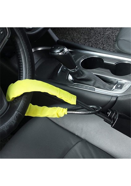 Araba Direksiyon Kilidi Evrensel Emniyet Kemeri Hırsızlık Önleyici Kilit Siyah (Yurt Dışından) fiyatları