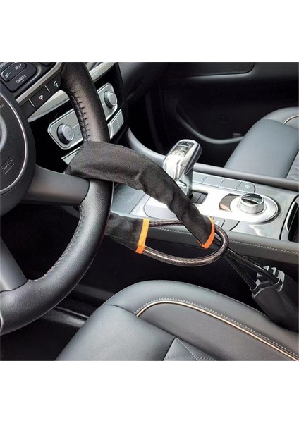 Araba Direksiyon Kilidi Evrensel Emniyet Kemeri Hırsızlık Önleyici Kilit Siyah (Yurt Dışından) modelleri