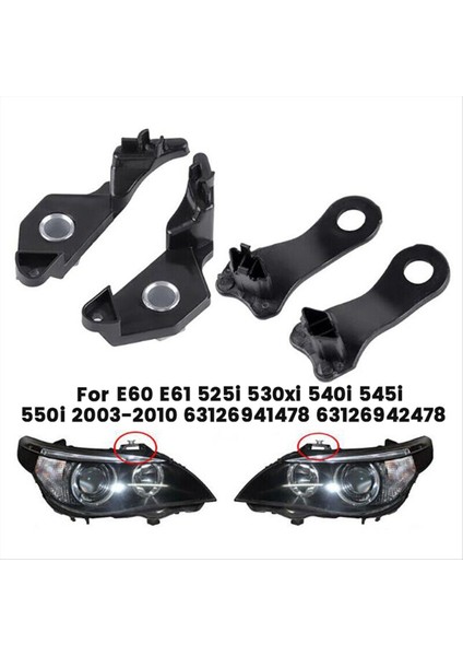 Bmw E60 E61 525I 530XI Için 1 Çift Ön Far Braketi Tamir Takımı (Yurt Dışından) fırsatları
