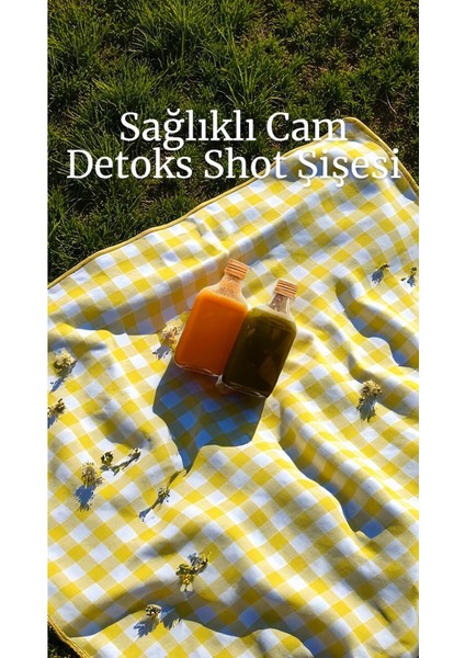 Home 6’lı Sızdırmaz Gold Metal Kapaklı Cold Brew Kahve Detoks Yassı Cam Şişe 200 ml modelleri