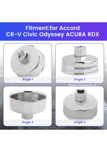 Honda Accord Cr-V Civic Odyssey Acura'ya Uygun Yağ Filtresi Anahtarı Aleti (Yurt Dışından) fırsatları