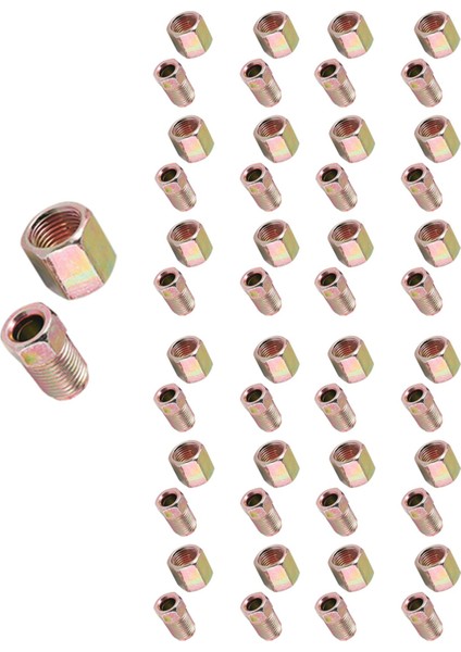 50 Adet Erkek/dişi Uç Bağlantı Fren Borusu Vida Somunu M10X1MM 3/16 Inç Od (Yurt Dışından) modelleri
