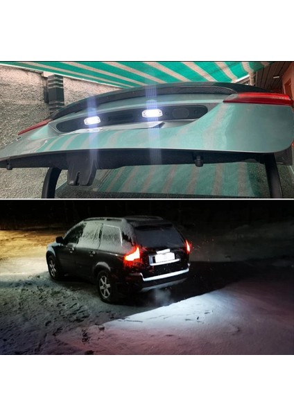 Volvo Için 2 Adet Beyaz LED Işık Hatasız Plaka Lambası (Yurt Dışından) modelleri