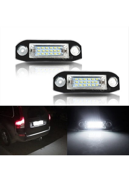 Volvo Için 2 Adet Beyaz LED Işık Hatasız Plaka Lambası (Yurt Dışından) indirimleri