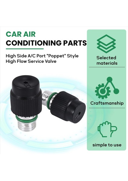(5 Adet) M12X1.5 Erkek Yüksek Taraf A/c Şarj Portu Vanası Kapaklar Dahil (Yurt Dışından) indirimleri