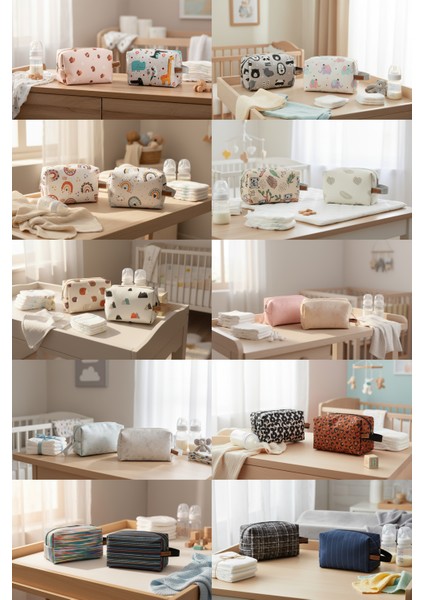 Kirli Temiz Islak Organizer Çantası Ada Bebek Çocuk Kıyafet Çamaşır Anne Makyaj Alezli Çanta indirimleri