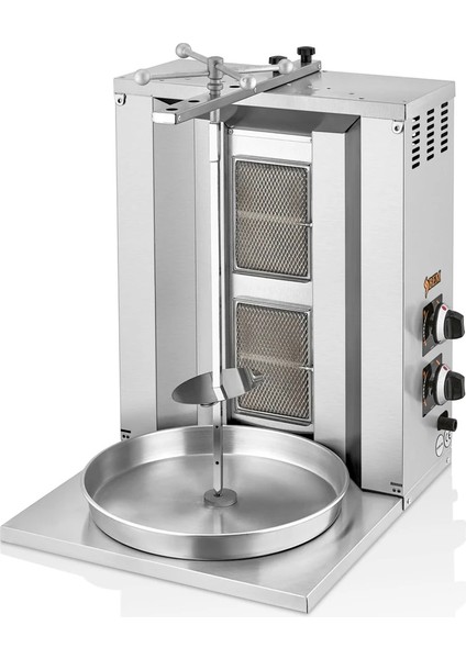 2 Radyanlı Doğalgazlı & Tüplü Döner Makinası Ocağı