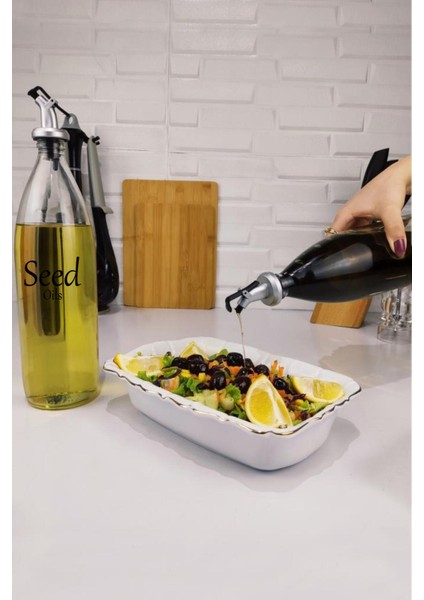 Vetro 2'li Zeytinyağı ve Sıvıyağ Şişesi Yağdanlık 1000 ml SH-003 modelleri