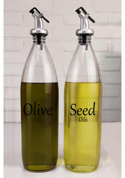 Vetro 2'li Zeytinyağı ve Sıvıyağ Şişesi Yağdanlık 1000 ml SH-003 fırsatları